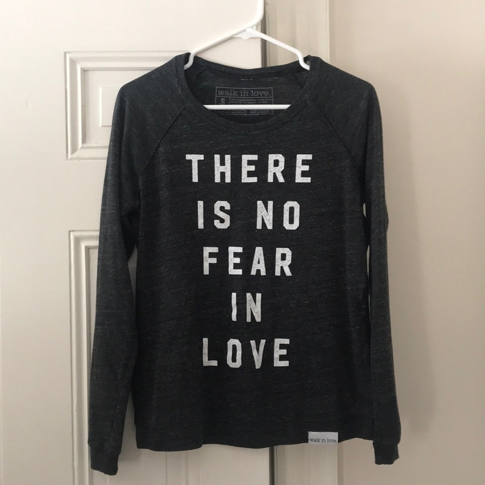 Black Walk In Love light sweater